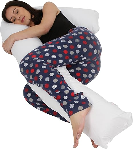 Love2sleep Big L Pillow Maternity Support Pillow Full Length Body Pillow L Shape Ultimate Support L Pillow 7 Shape Pillow Amazon De Kuche Haushalt