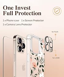 GVIEWIN for iPhone 16 Pro Max Case with Screen