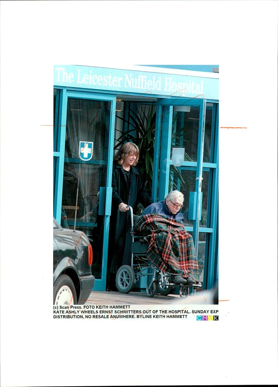 Photographs - Vintage photo of Katie Ashley and Ernst Schwitters.