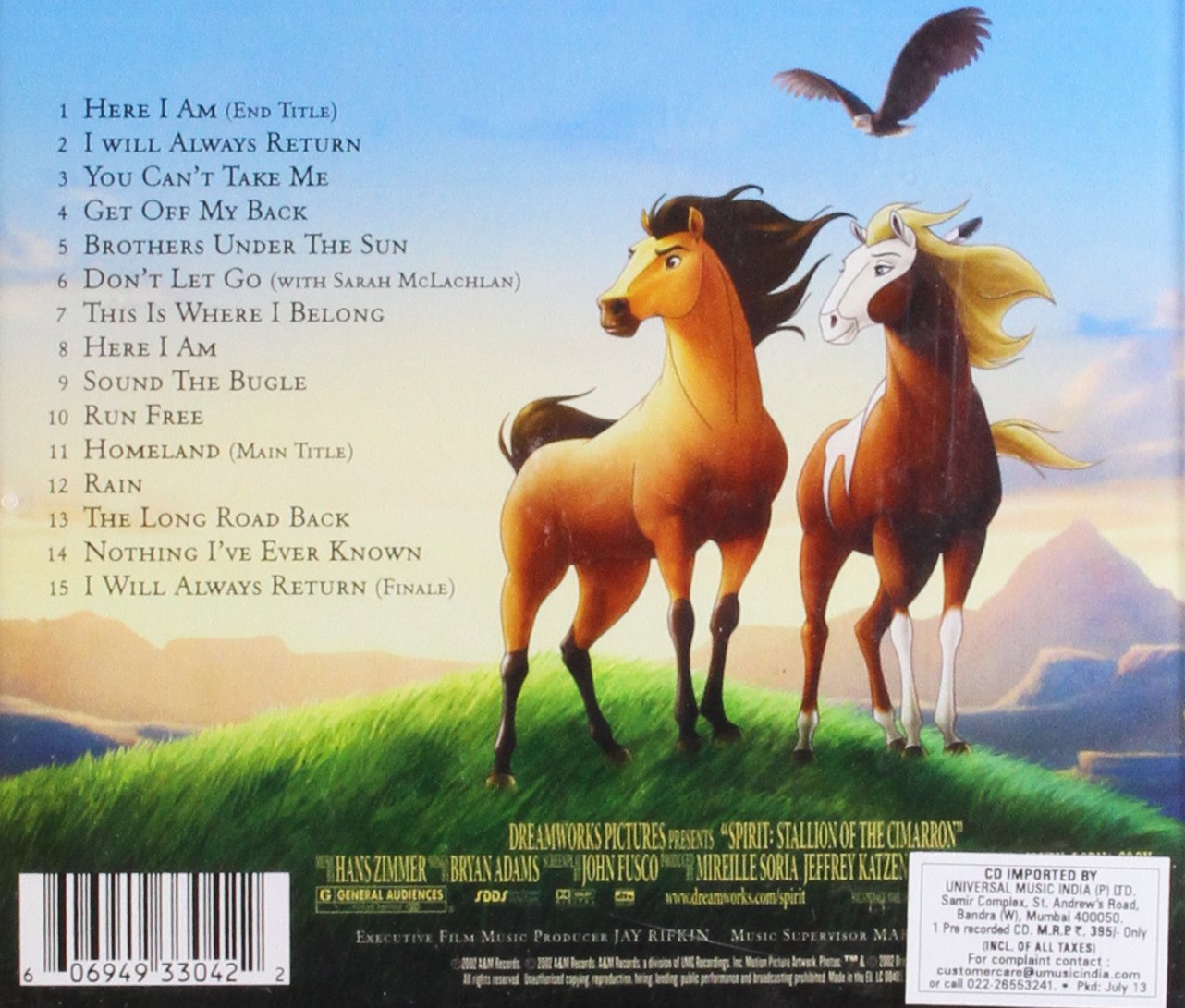Spirit Stallion Of The Cimarron Soundtrack Free Mp3 Download