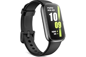 ANYLOOP Health Fitness Tracker, 24/7 Heart Rate/SpO2/Sleep Monitor, Activity Trackers & Smart Watches with Step Calorie Counter Pedometer, 21-Day Battery, IP68 Waterproof Fitness Watches for Women Men