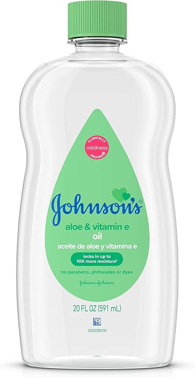 Johnson's Baby Oil With Aloe Vera & Vitamin E 20 oz