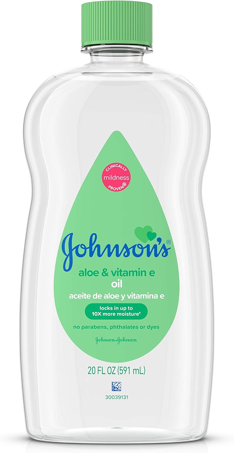 Johnson's Baby Oil With Aloe Vera & Vitamin E 20 oz