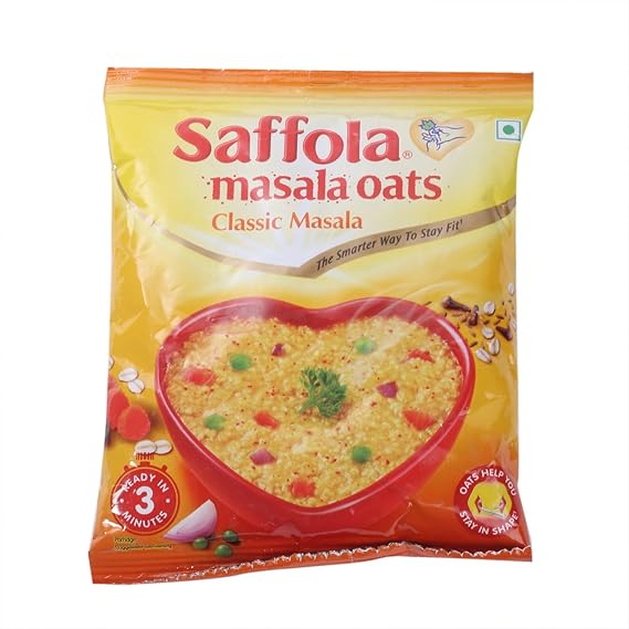Saffola Oats Masala Classic, 40g Pack Amazon.in Grocery & Gourmet Foods