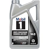 Mobil 1 Advanced Full Synthetic Motor Oil 5W-20, 5 Quart | 10,000-Mile Protection | Triple Action Formula | Friction Reduction