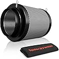 Spider Farmer 6 Inch Air Carbon Filrer Smelliness Control with Premium Australia Virgin Charcoal for Inline Duct Fan, Grow Tent Odor Control, Hydroponics, Pre-Filter Included, Reversible Flange