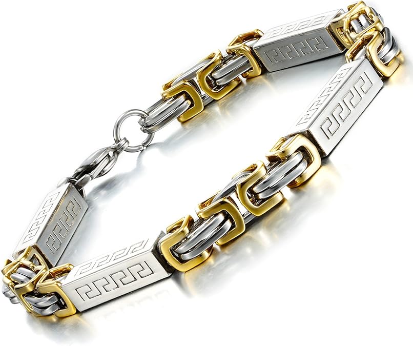Bracciale Donna OSTAN In Acciaio Inox 316L | Colori Argento E Oro | 17+4 Cm Regolabile - copertina