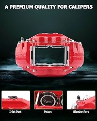 SCITOO Front Left Brake Caliper Without Bracket
