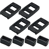 MEETOOT 4PCS Camera Strap Adjust Buckle with Plastic Bracket for Camera Straps Luggage Accessories