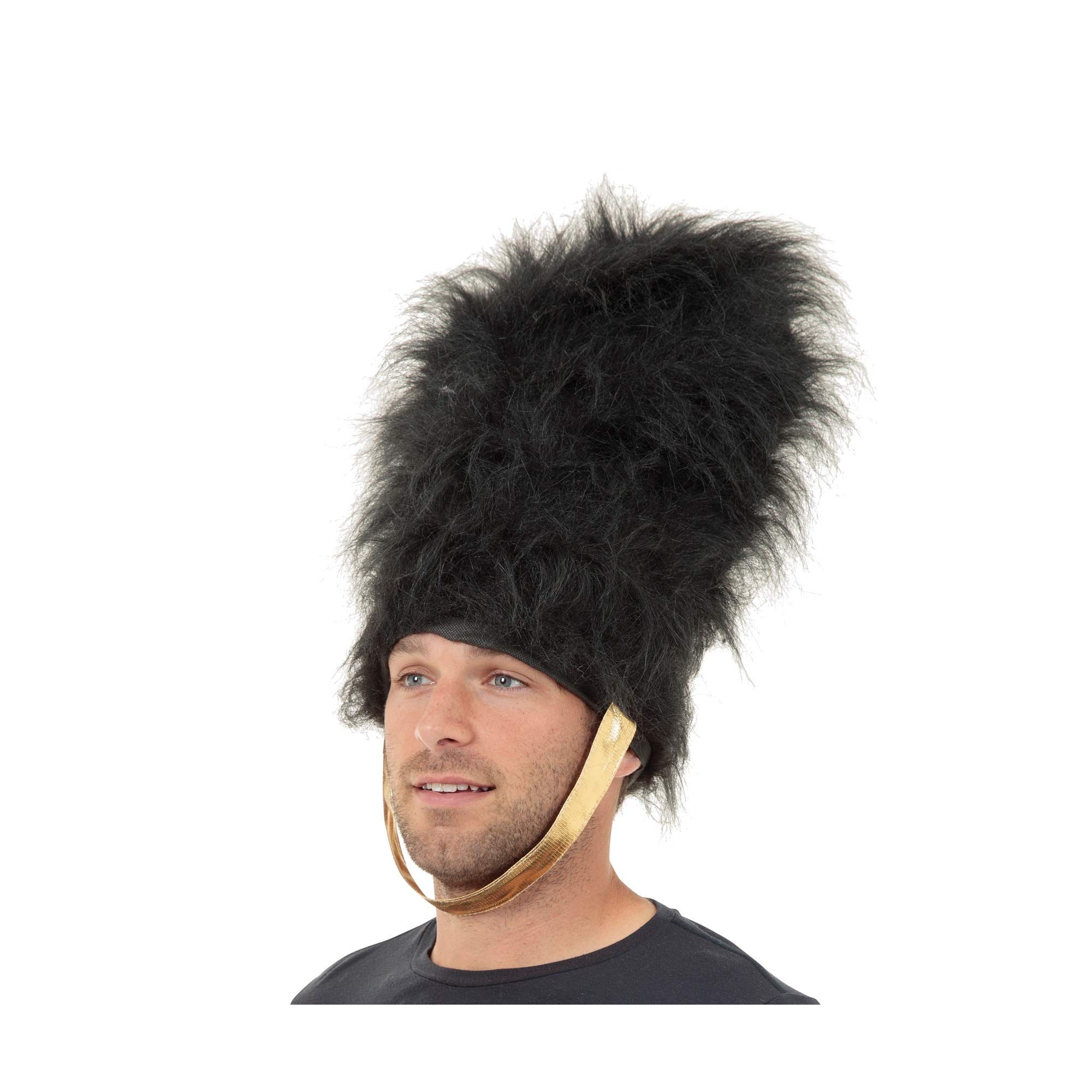 Adult Black Bearskin Hat, 1 Pc. - Luxurious & Authentic Design, Perfect Accessory for Cosplay, Festivals, Parties, World Book Day, & More Halloween Halloween