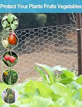 TOYPOPOR Chicken Wire Netting 40cm x 5m Galvanized Garden Fence Hex Mesh view 3