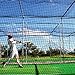 Fortress 10' x 10' x 35' Baseball Batting Cage Nets - #42 Heavy-Duty Net for Practice