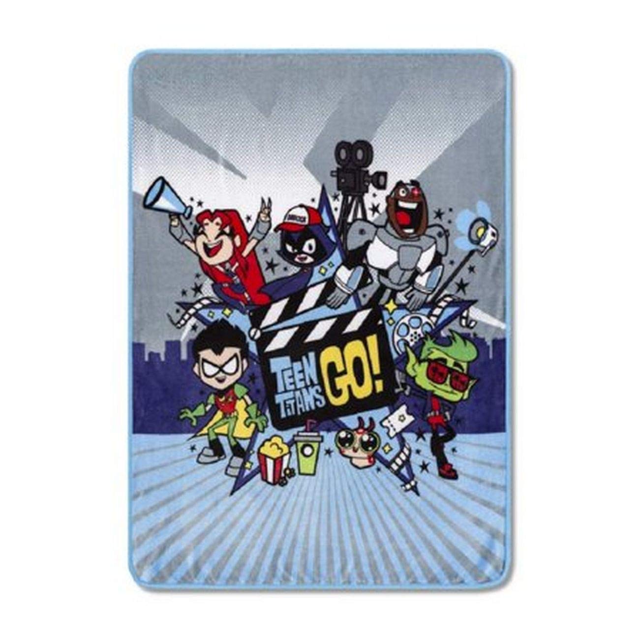 Teen Titans DC Comics Throw Plush Blanket 46" x 60"