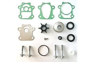 EOONI Compatible with 6CJ-W0078-00-00 Outboard Water Pump Impeller Kit Replacement for Yamaha 70HP 6CJ-W0078-00