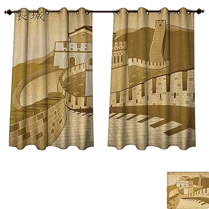 Amazon Com Asian Blackout Curtains Panels For Bedroom Great