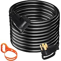 Mophorn 50Ft 50 Amp RV Extension Cord Durable Premium Power Cord RV 26.5mm Wire Diameter Extension Cord Copper Wire RV Cord P