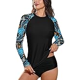 BesserBay Women Long Sleeve Sun Protection UV Rashguard Swim Shirt