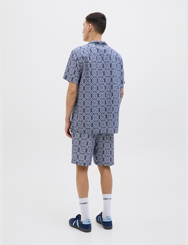 Camiseta Jorseersucker AOP SS para Hombre, Ocean Cavern, XL — foto 3 de 3