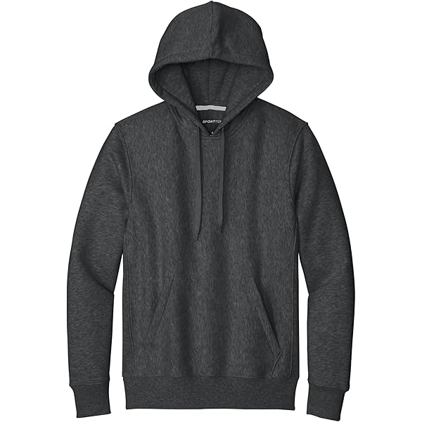 SPORT-TEK Unisex Full Zip Hooded Sweatshirt, Black, X-Small at