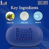 FAIR & WHITE Exclusive Exfoliating Soap 200g Face Body Moisturizing Apricot view 2