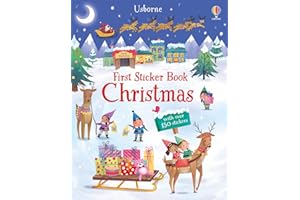 First Sticker Book Christmas: Enchanting Holiday Decorating Fun with over 150 Stickers, Perfect for Toddlers and Preschoolers