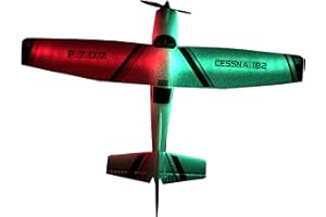 PARK10 TOYS New P707 3Ch RC Airplane, Upgraded F949, Fixed Wing Plane Outdoor Toys with 2.4G Transmitter, Extra Battery and Propeller … (Light Version)