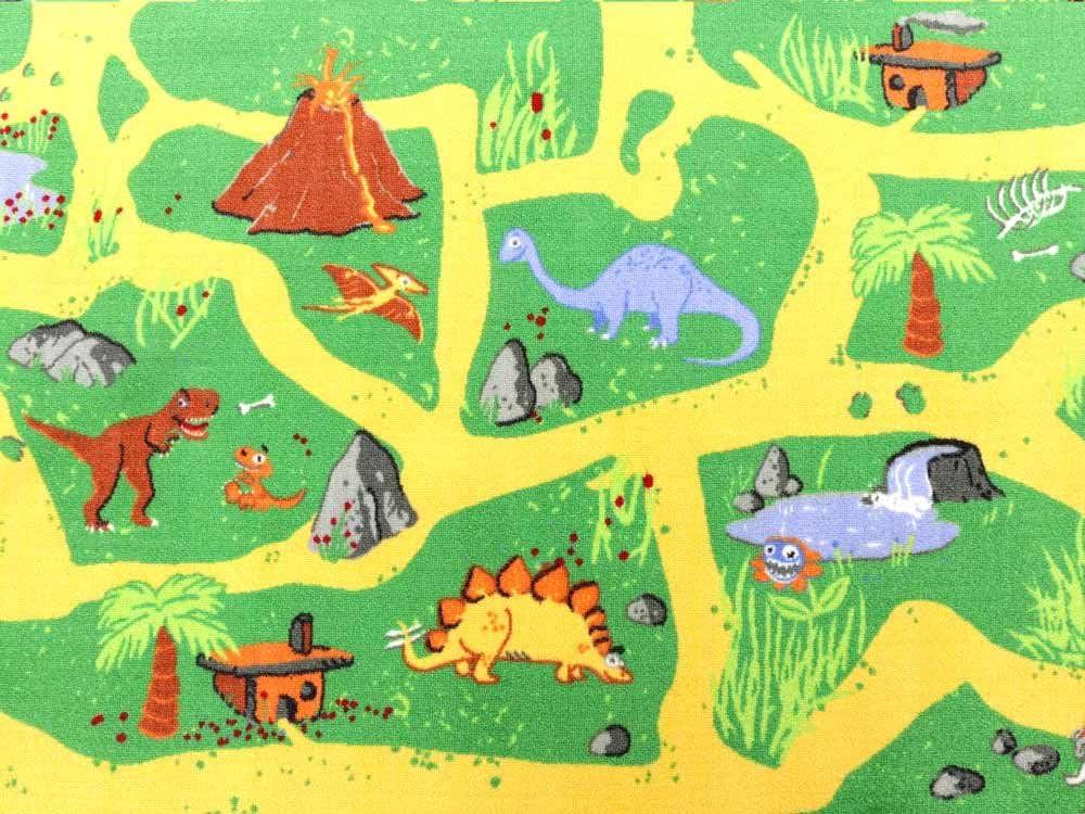 Hevo Dinosaurier Teppich Spielteppich Kinderteppich 135x200 Cm Oeko Tex 100 Amazon De Kuche Haushalt Wohnen