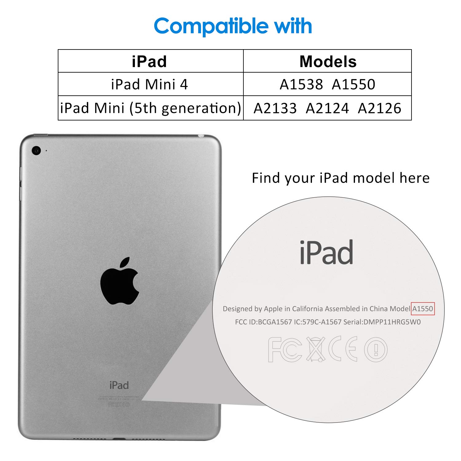 JETech Screen Protector for iPad mini 5/4 (2019/2015 Model, 5th/4th Generation), Tempered Glass Film, 1-Pack