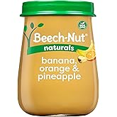 Beech-Nut Naturals Stage 2 Baby Food, Banana Orange & Pineapple, 4 oz Jar (10 Pack)