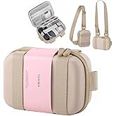 TAAOKA Digital Camera Case, Protective & Lightweight Camera Case with 3 Carrying Ways, Waterproof & Shockproof Small Camera Bag - Beige