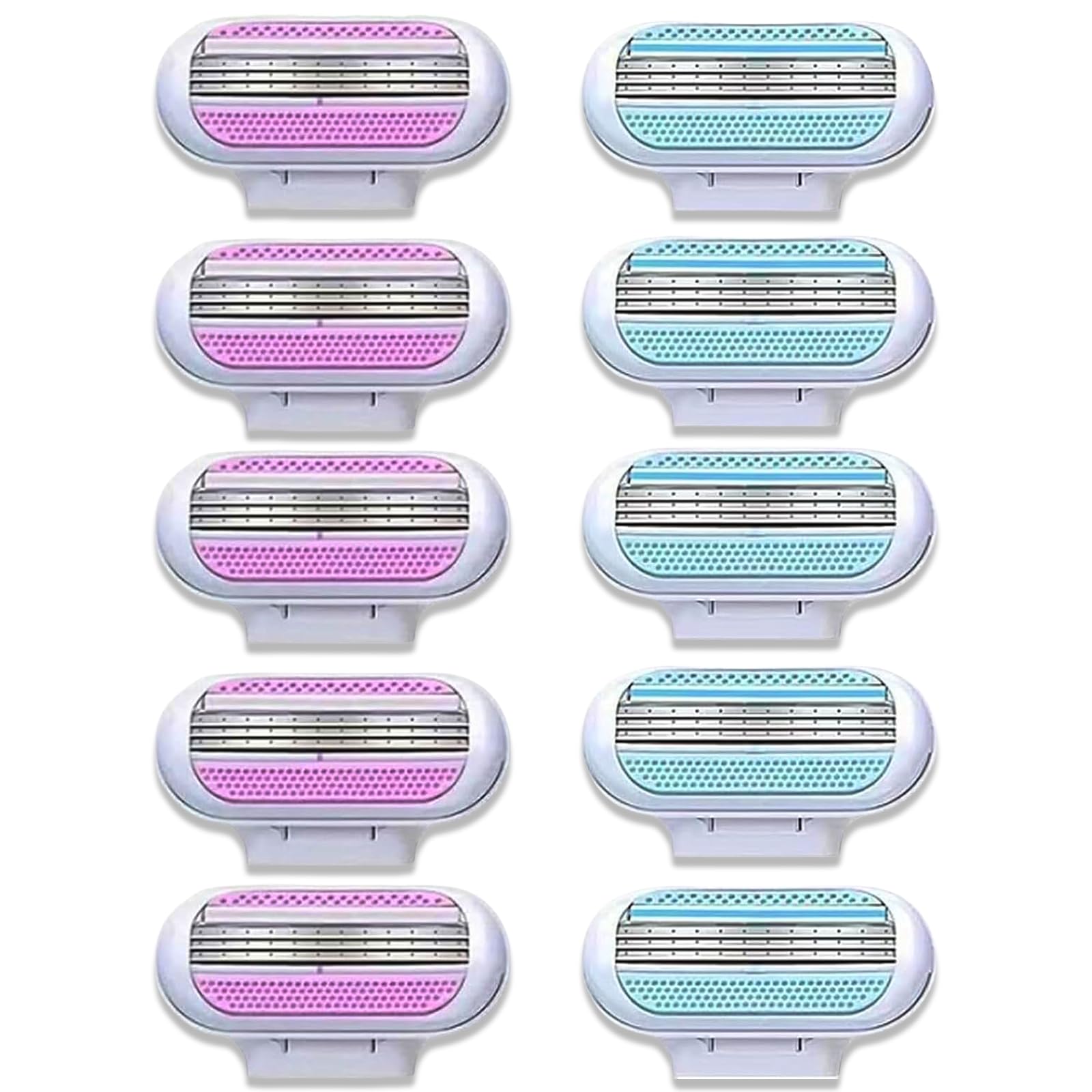 10PCS Womens Razor Blades Women Compatible with Smooth Razor Blades Refill Slide Easily Washable Easy to Replace Comfortable Shave ﻿