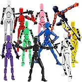 BVVLI T13 Action Figure Set, 10PCS Robot 3D Printed Toys Lucky Titan 13 Action Figure with Multiple Accessories, Dummy 13 Multi-Jointed Movable, Gifts for Boys and Girls (Requires Assembly)