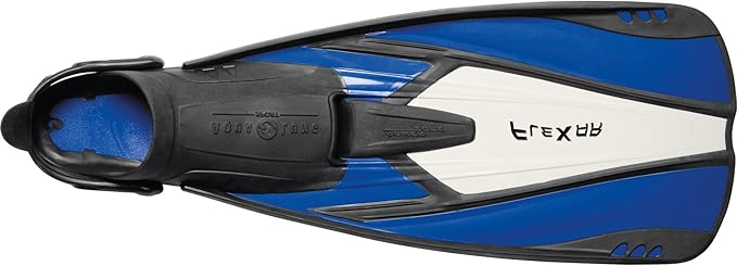 Amazon Co Jp アクア ラング Aqua Lung スポーツ 大人サイズ フレクサー フィン マリンスポーツ S M ブルー 服 ファッション小物