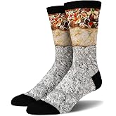 Sockologie 360 Novelty Funny Realistic Photo Food and Drink Foodie Socks, Unisex