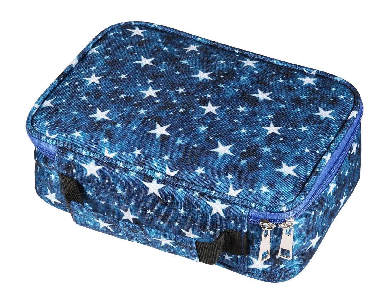 EDATOFLY Pencil Case - 72 Slots Large Pencil Case Pen Case Student Pencil Holder Bag Pouch Coloured Pencil Cases for Boys and Girls (Dark Blue)