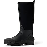 Amazon Essentials Men's Waterproof Neoprene Rubber Rain Boot