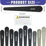 Honoson 20 Pcs Sanding Sticks Set 10 Grits for Plastic Models Wood Car Parts view 2