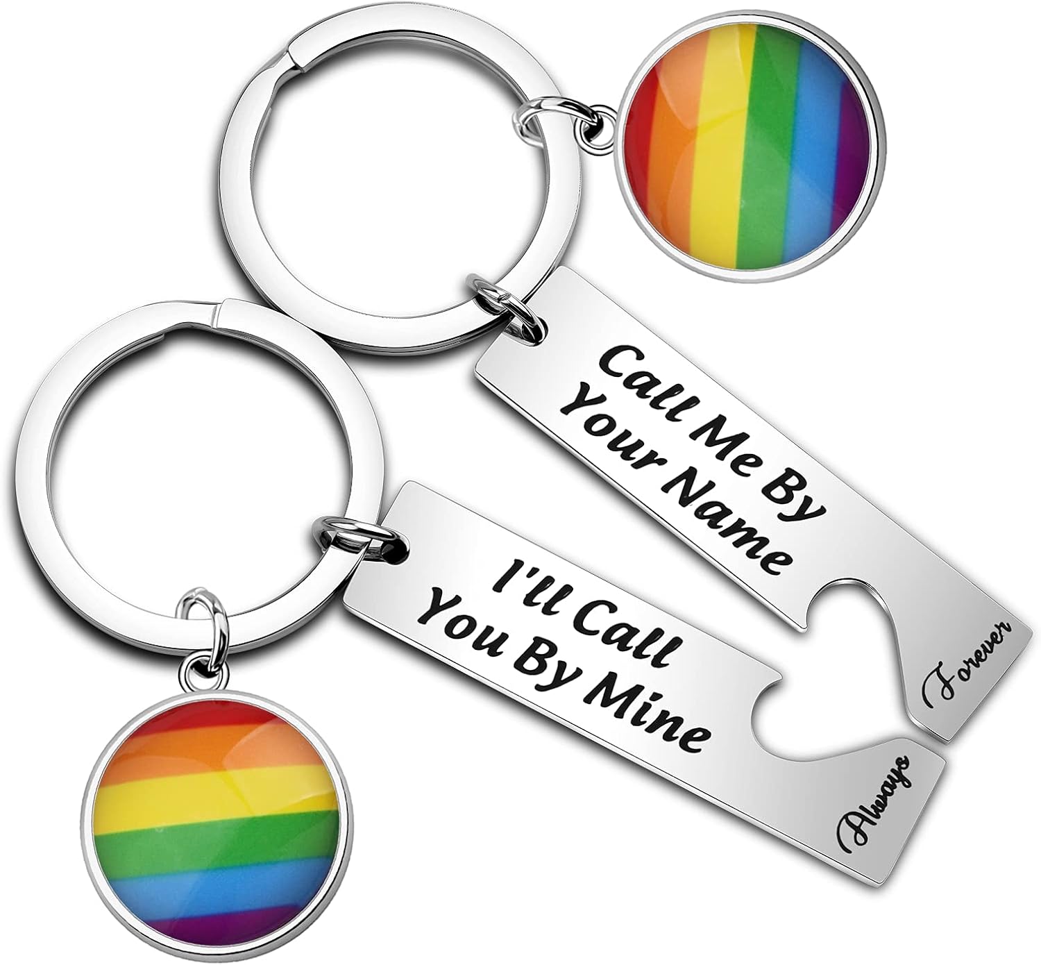 BLEOUK LGBT Gifts Gay Pride Rainbow Regalos Gay Lesbian Parejas Joyas