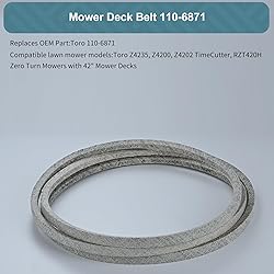 1/2 x 112'' Mower Deck Delt 110-6871, Lawn Mower