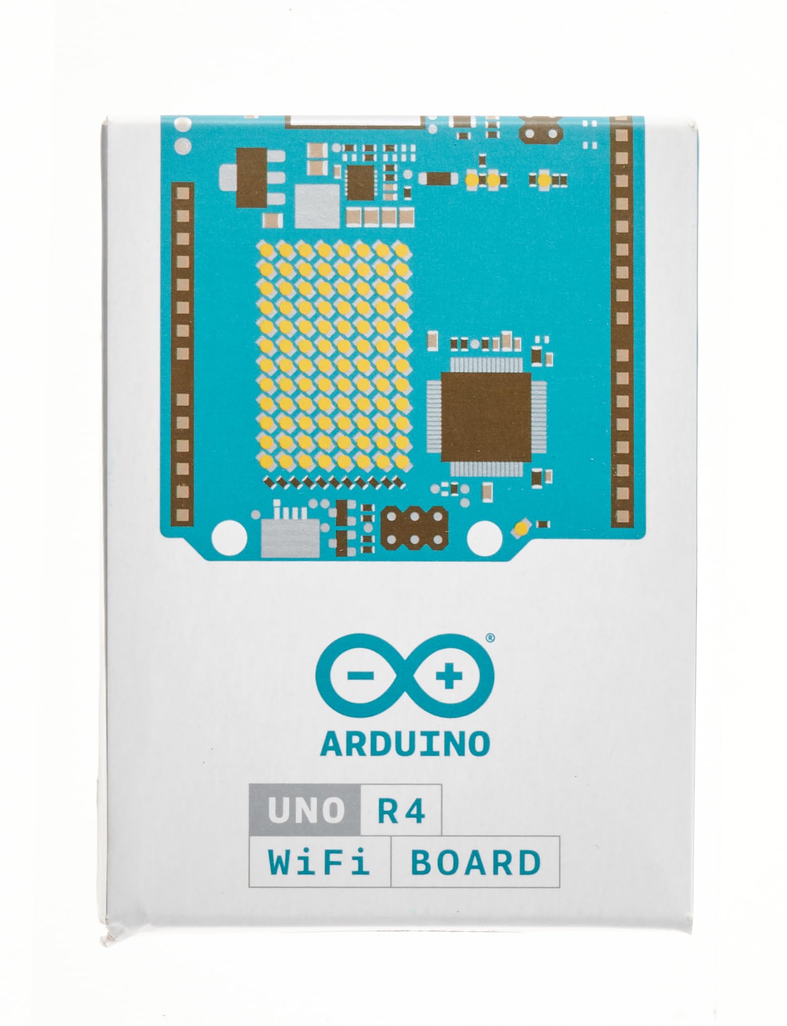 Arduino UNO R4 WiFi [ABX00087] – Renesas RA4M1 + ESP32-S3, Wi-Fi, Bluetooth, USB-C, CAN, 12-bit DAC, OP AMP, Qwiic Connector, 12x8 LED Matrix for Advanced IoT & Embedded Projects