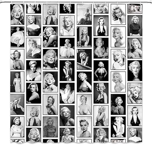 Amazon Com Amfd Marilyn Monroe Shower Curtain Sexy Movie Star