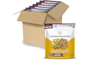 Crunchmaster Gluten-Free Multi-Seed Ultimate Everything Crackers, 4oz. (Pack of 6)