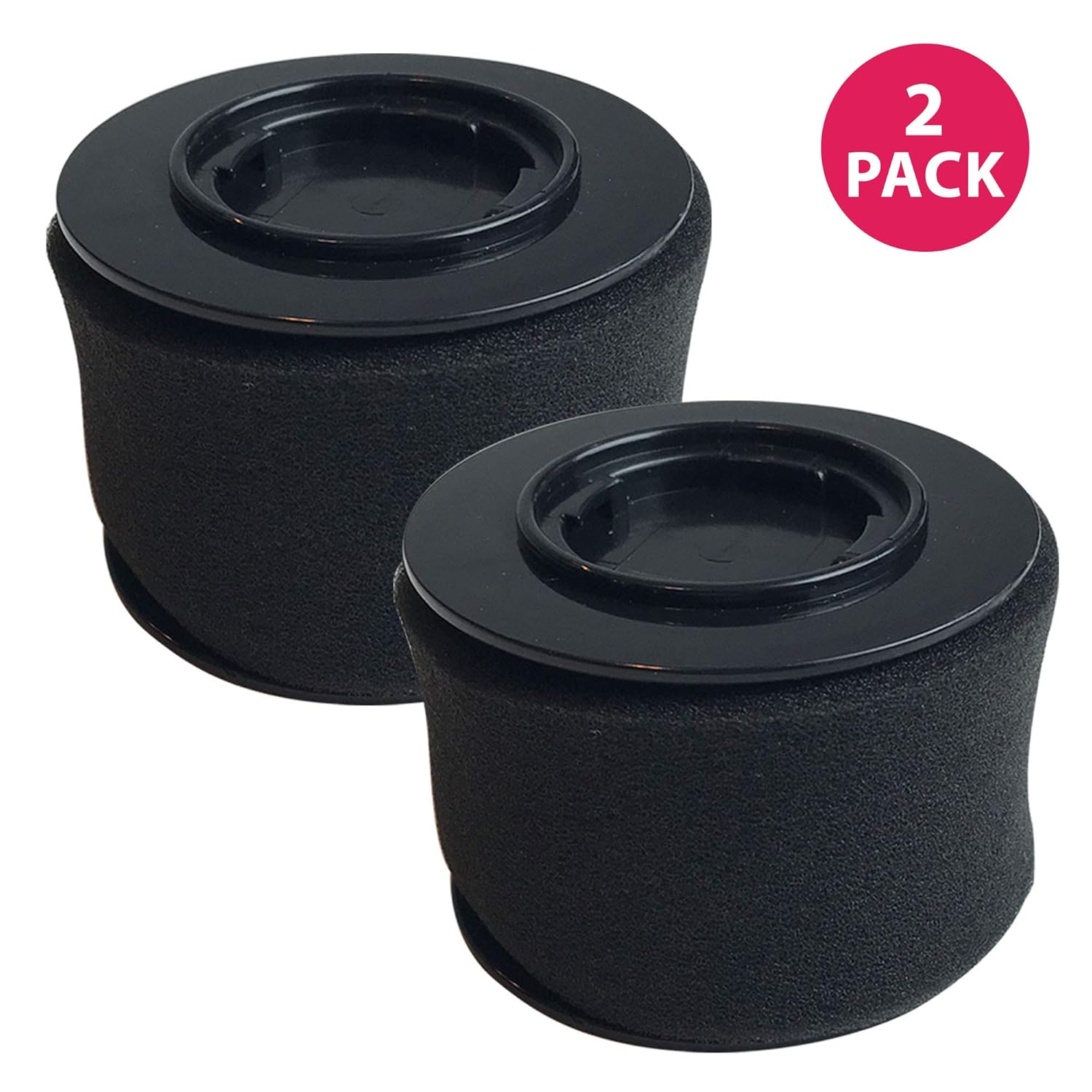 Crucial Vacuum Replacement Air Filter - Washable Dust Cup Vacuum Air Filters Parts - Compatible with Bissell PowerEdge Hard Floor Vacuum Models 81L2 and 81L2T - Replace Filter Part 54A2 - (2 Pack)