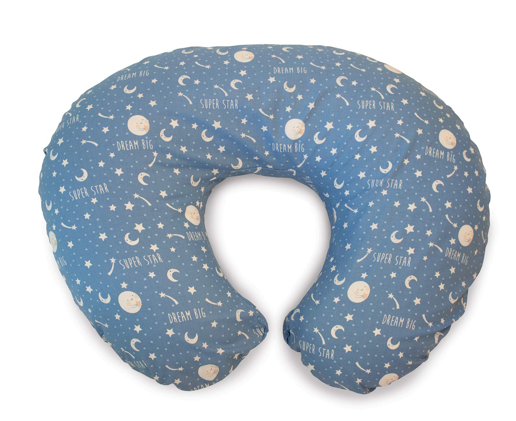 ChiccoBoppy Original Nursing Pillow With Cotton Slipcover Special Edition 0M+, Moon And Stars