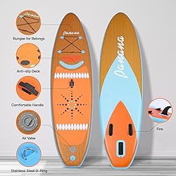 Panana Inflatable Stand Up Paddle Board, 10'x31 x6