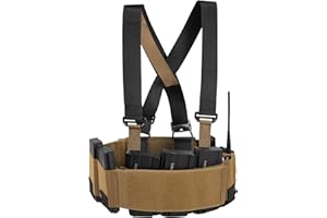 CASONMMAX Low-Vis Tactical Chest Fixation Device,Lightweight Elastic Rig Cummerbund Combat Gears.