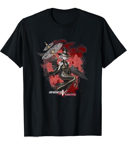 Amazon.com: Shin Megami Tensei V: Vengeance Qadistu ATLUS T-Shirt