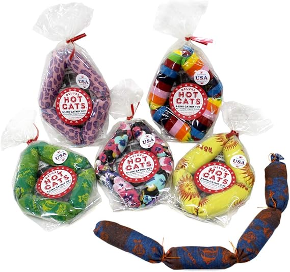Hot Cats Deluxe 4Link Organic Catnip Toy Pet Supplies