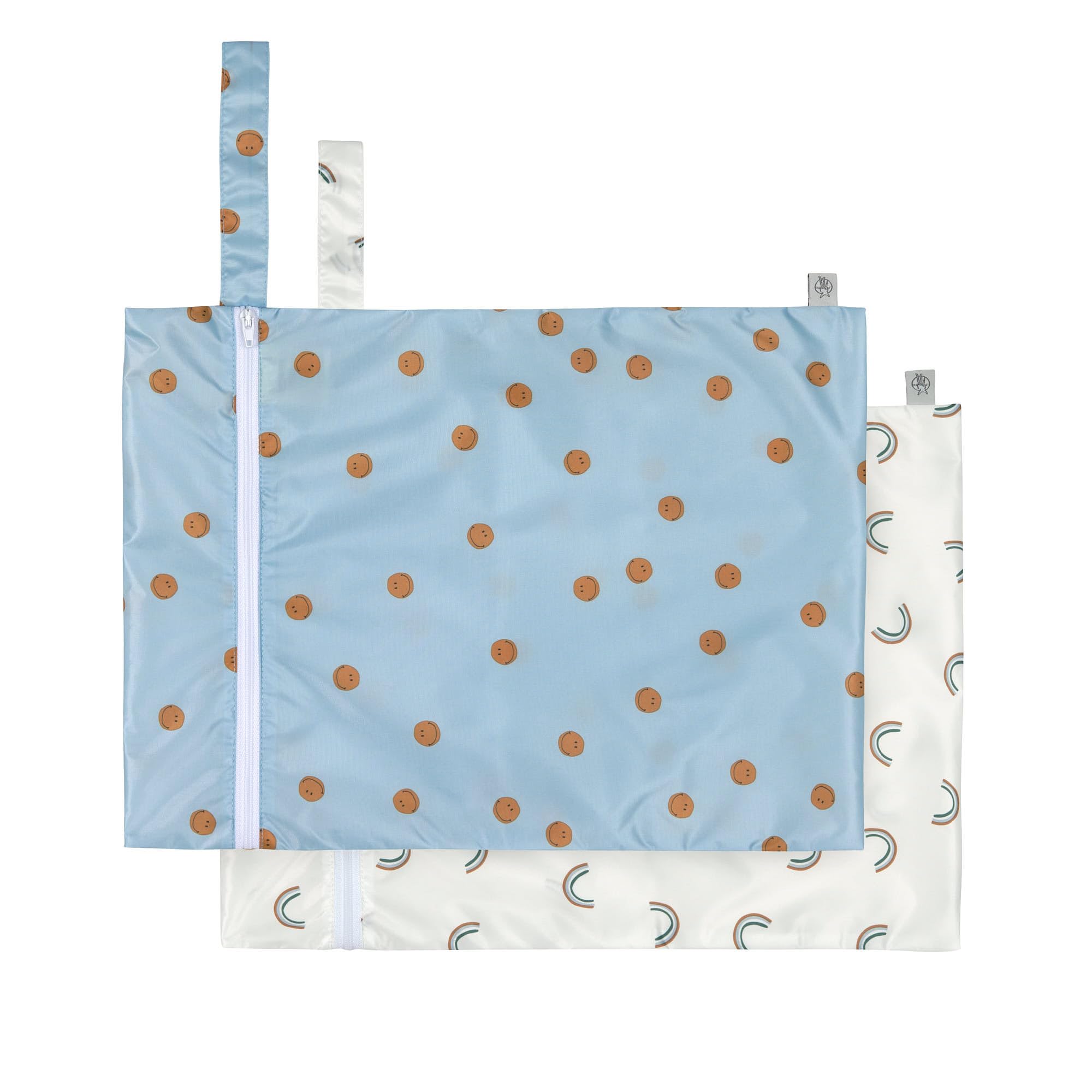 LÄSSIG Happy Rascals Smile Reusable Wet Bag Pack of 2