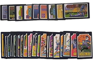 Milcraft Adventure Anime Tarot Cards - 31 Pcs JoJo Anime Tarot Cards Board Game Divination Entertainment Party Board Game